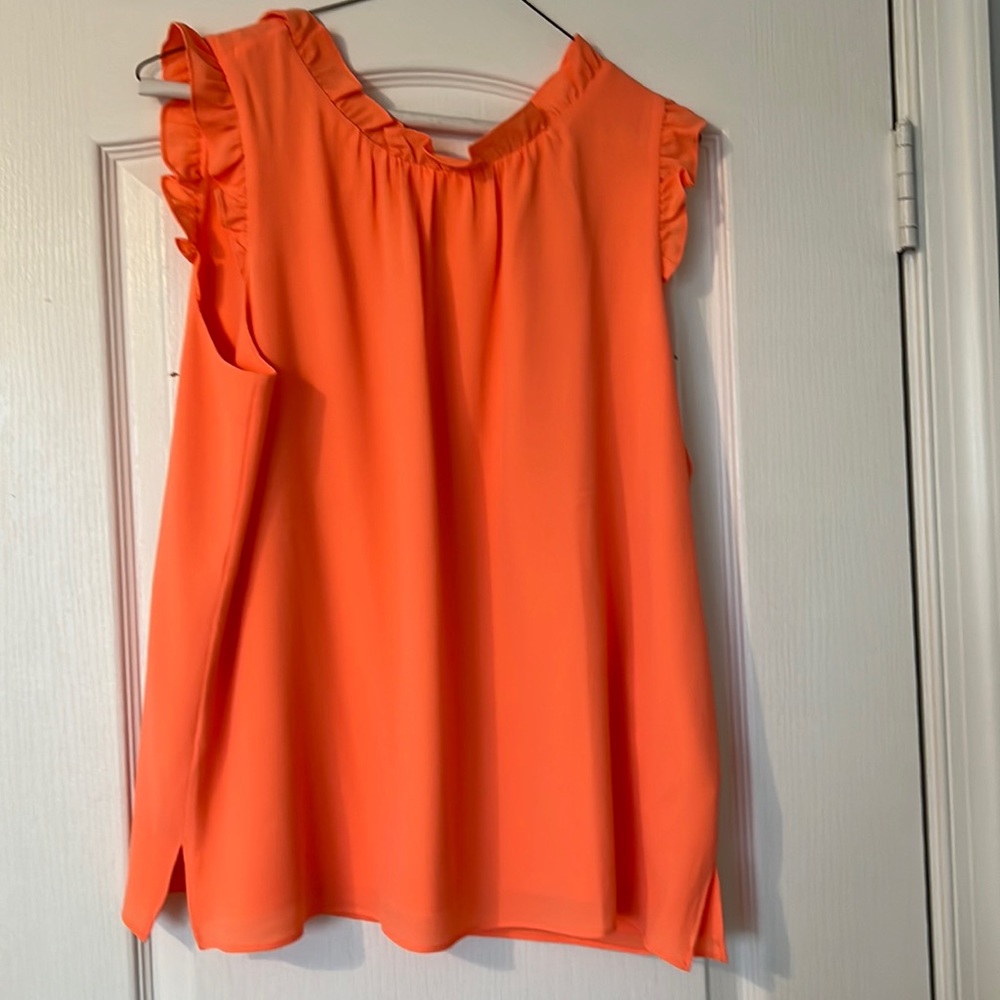 Lilly Pulitzer Talisa Top - L -Tangelo EUC only worn a few times